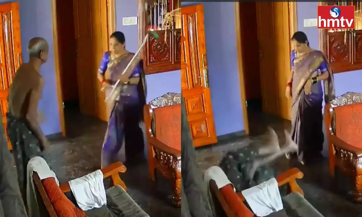 Woman Beats Father-In-Law With Steel Walking Stick In Karnataka