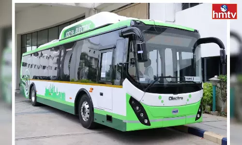Electric Buses will be available for Hyderabad city Electric Buses will be available for Hyderabad city