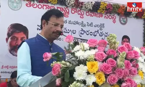 Our Mission Is To Run Eco-Friendly Buses Says VC Sajjanar