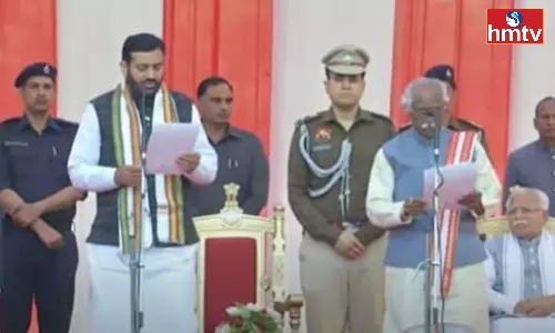 Nayab Singh Saini Takes Oath As New Haryana Chief Minister