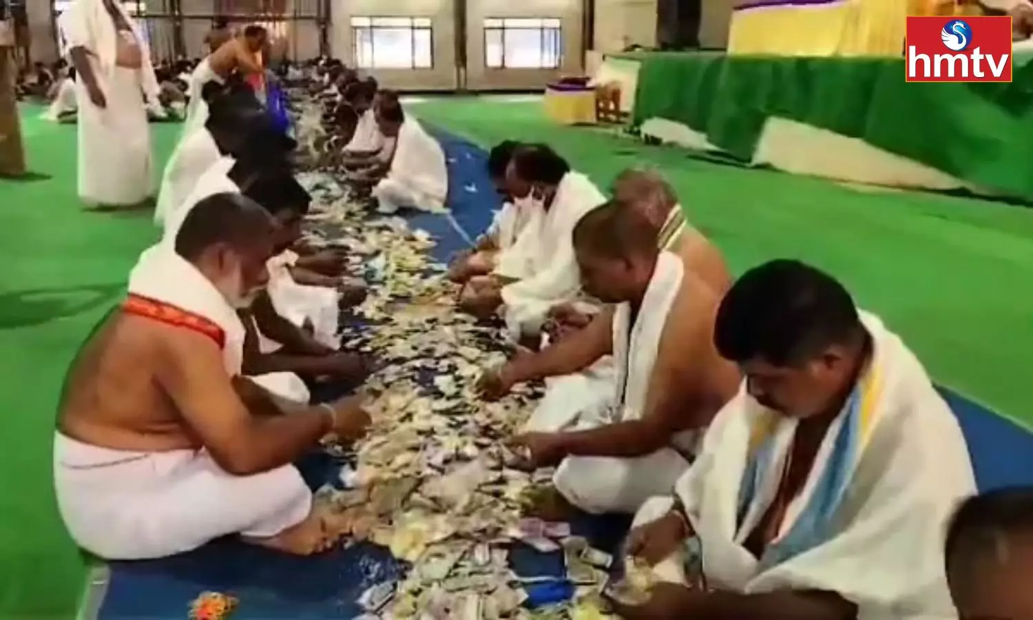 Hundi Counting of Srisailam Brahmotsavam