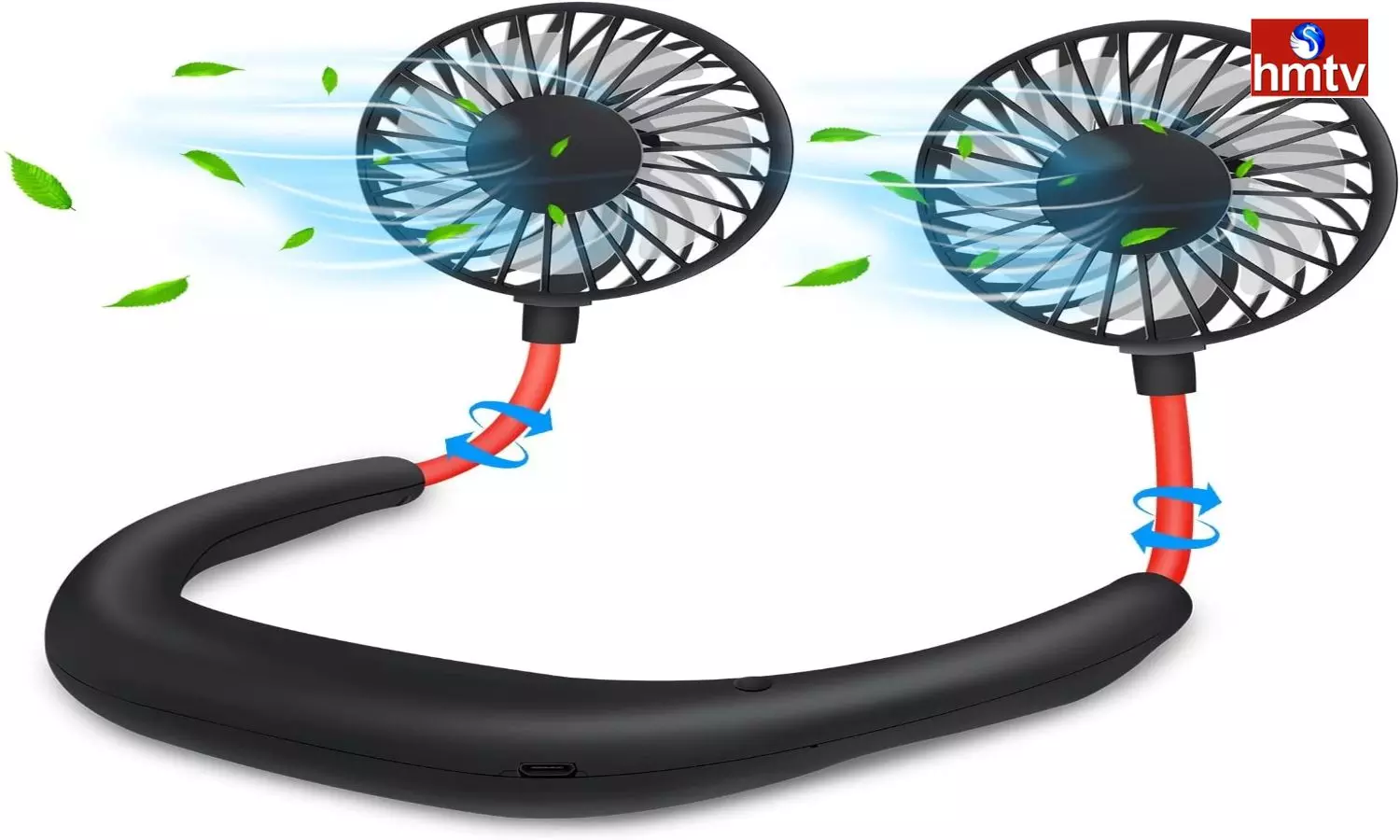 Rechargeable mini USB personal VERVENIX Hand Free Neck Fan available in Amazon deal of the Day