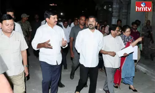 CM Revanth Reddy inspected the stalls in Shilparam, Hyderabad
