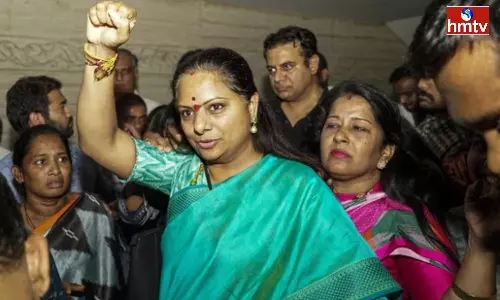 The ED officials will produce Kavitha in the ED special court today The ED officials will produce Kavitha in the ED special court today