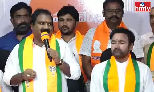 Aroori Ramesh Joined BJP