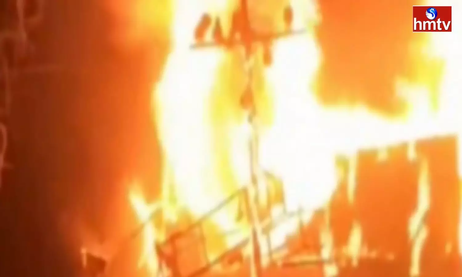 A Fire Broke out in a House in Prayagraj, UP