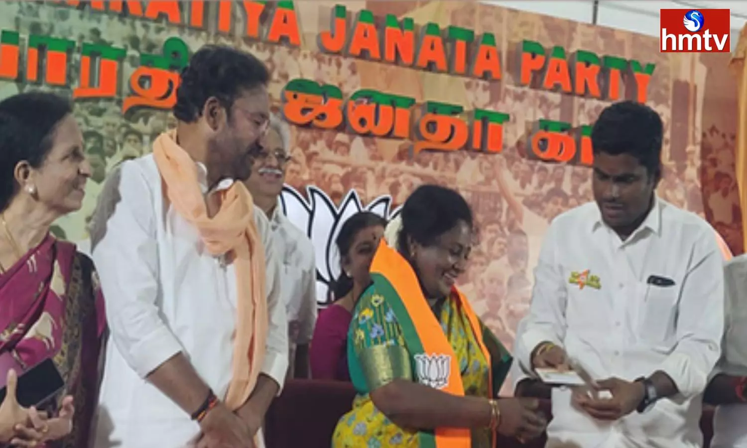 Former Telangana Governor Tamilisai Soundarajan joins BJP