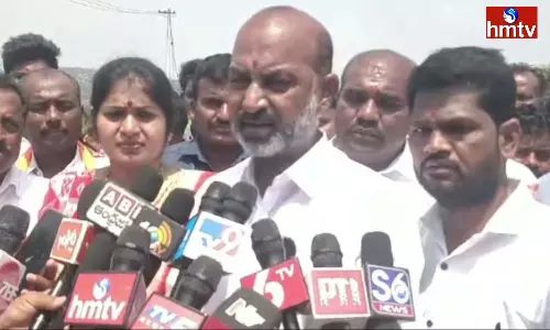 BJP MP Bandi Sanjay About Farmers In Siricilla