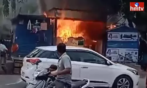 A Cylinder Blast At Rythu Bazar In Vanasthalipuram Hyderabad A Cylinder Blast At Rythu Bazar In Vanasthalipuram Hyderabad