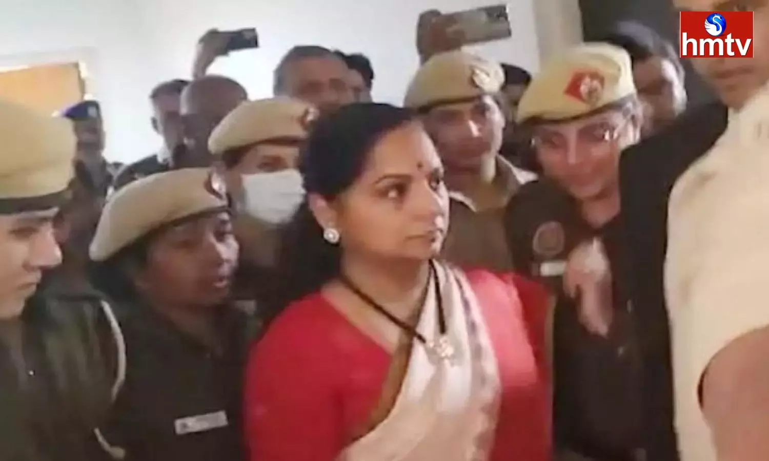 ED officials interrogated MLC Kavitha on the fifth day