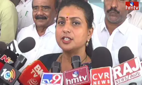 Minister Roja said that all the people of AP are ready to vote for YCP Minister Roja said that all the people of AP are ready to vote for YCP