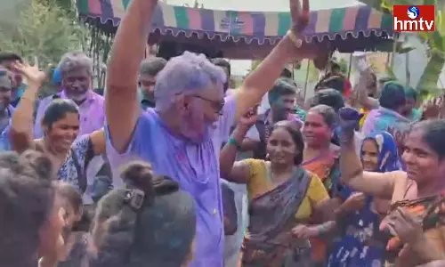 Ambati Rambabu Dance with Banjara women