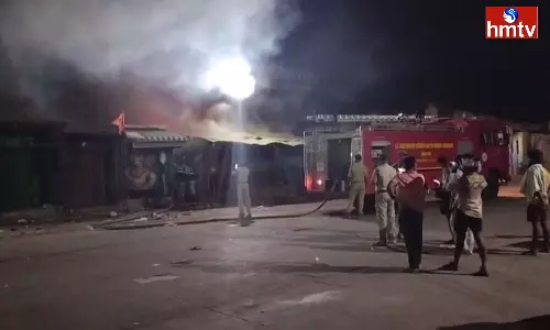 Fire Accident In Anantapur Fire Accident In Anantapur