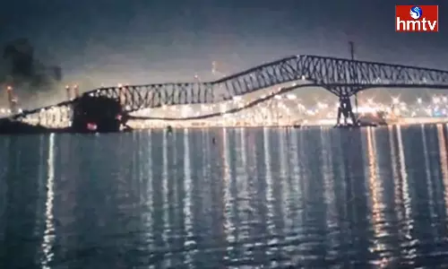 Major Bridge In Us City Of Baltimore Collapses