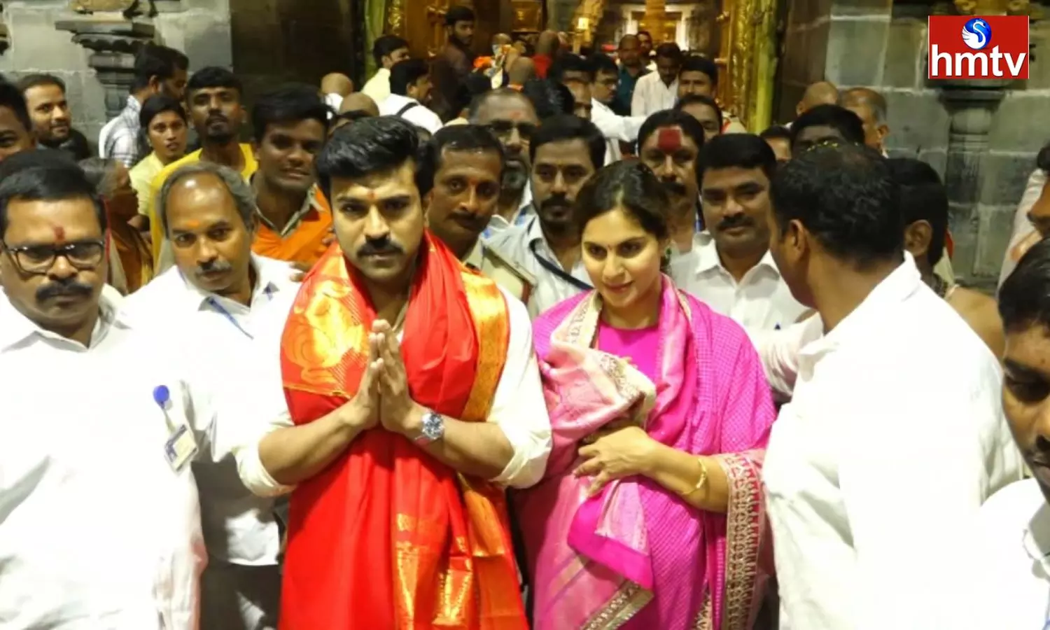 Actor Ramcharan couple Visits Tirumala Temple