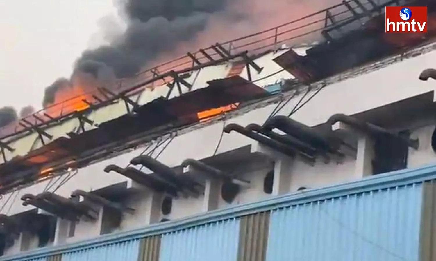 Fire accident in Kattedan biscuit factory