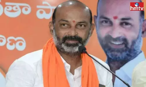 Case registered against Karimnagar MP Bandi Sanjay Case registered against Karimnagar MP Bandi Sanjay