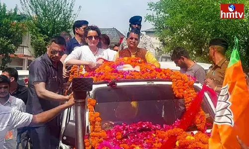 Kangana Ranaut Launches Campaign With Roadshow in Mandi