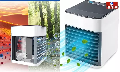 Campfire Portable AC Mini Cooler Fan Under 1500 Rupees Humidifier Purifier Heavy Flat Squeeze