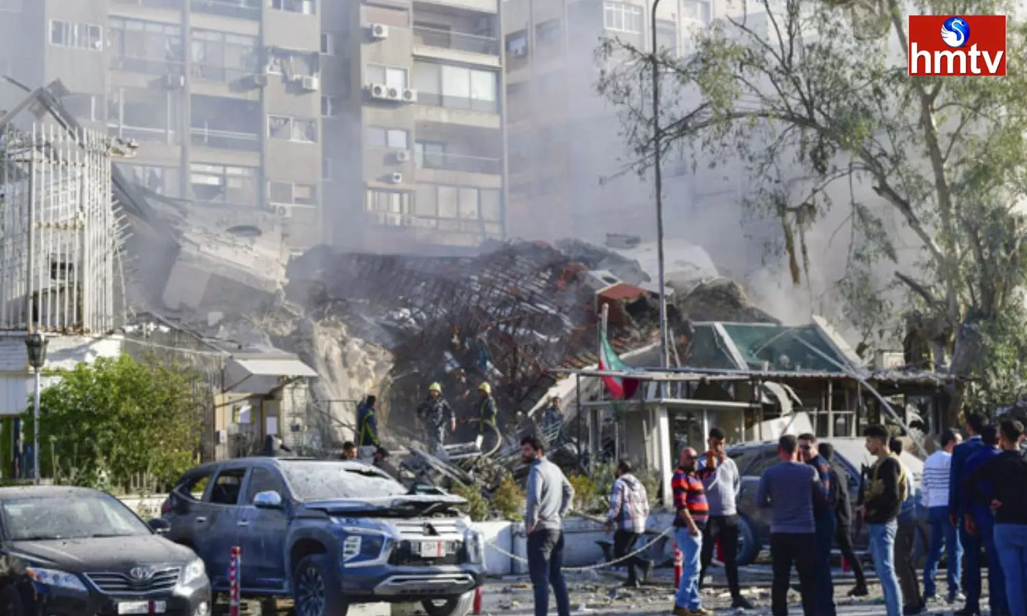 7 Killed As Israel Strikes Iran Embassy In Syria