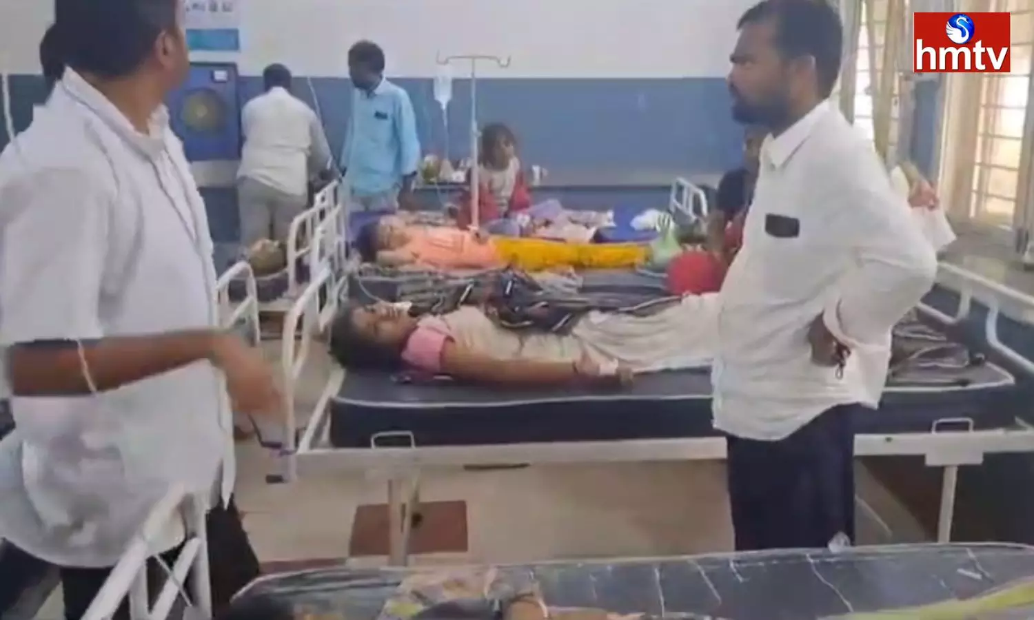 Girl Students fell ill due to food poisoning in Adilabad