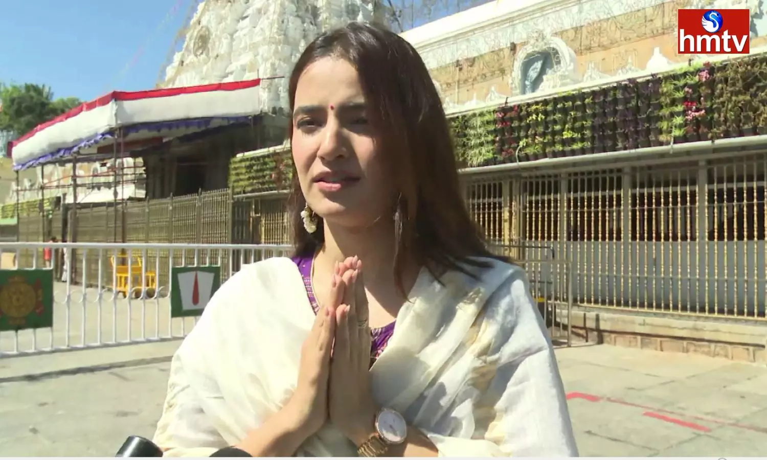 Film actress Rukshar Dhillon visited Tirumala Temple