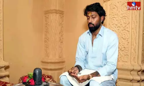 Hardik Pandya Puja At Somnath Temple