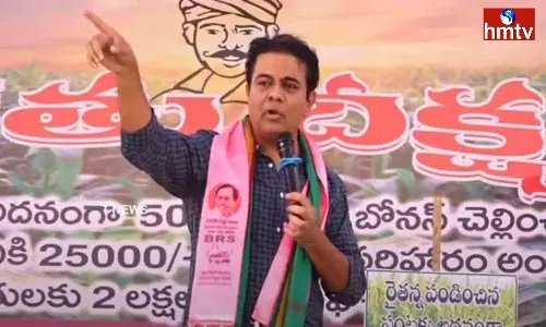 BRS Working President KTR Fire On CM Revanth Reddy Govt