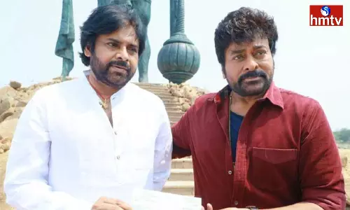 Chiranjeevi Donates 5 Crore Rupees to Jana Sena Party Chiranjeevi Donates 5 Crore Rupees to Jana Sena Party