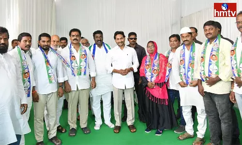 TDP and Jana Sena leaders joined inYCP TDP and Jana Sena leaders joined inYCP