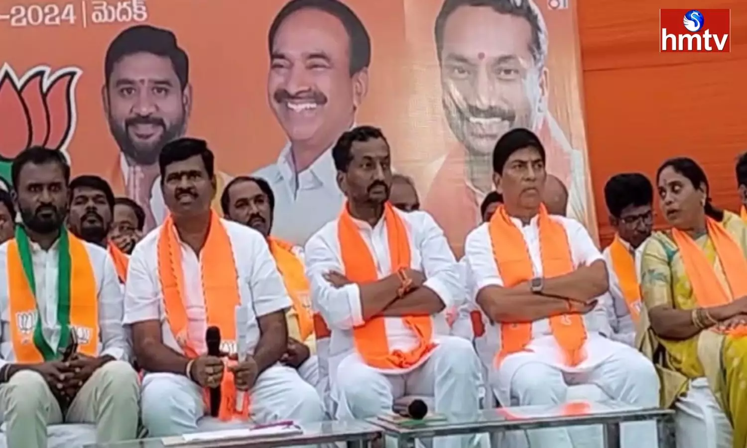 A Gathering Of BJP Booth Presidents In Medak