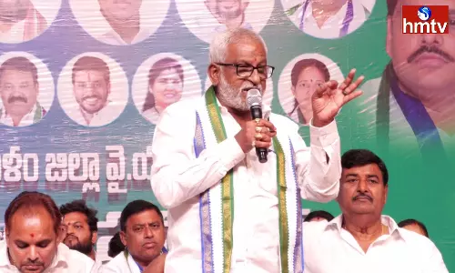 Our Aim Is The Development Of Srikakulam District Says Y V Subba Reddy Our Aim Is The Development Of Srikakulam District Says Y V Subba Reddy