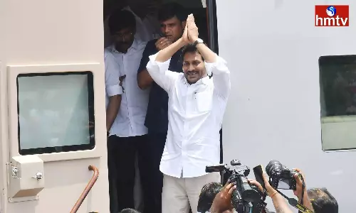 Break For Memantha Siddham Bus Yatra Today