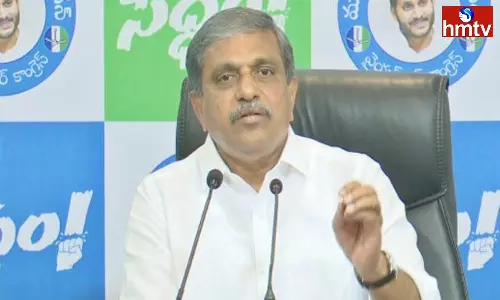 CM Jagan Bus Yatra Will Resume From Tomorrow Says Sajjala