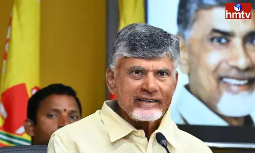 Stone Attack On Chandrababu Naidu