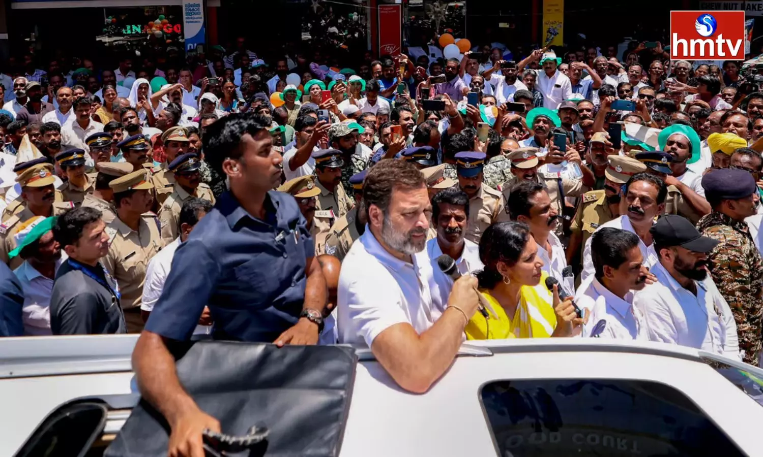 Rahul Gandhi Election Rally In Wayanad Kerala