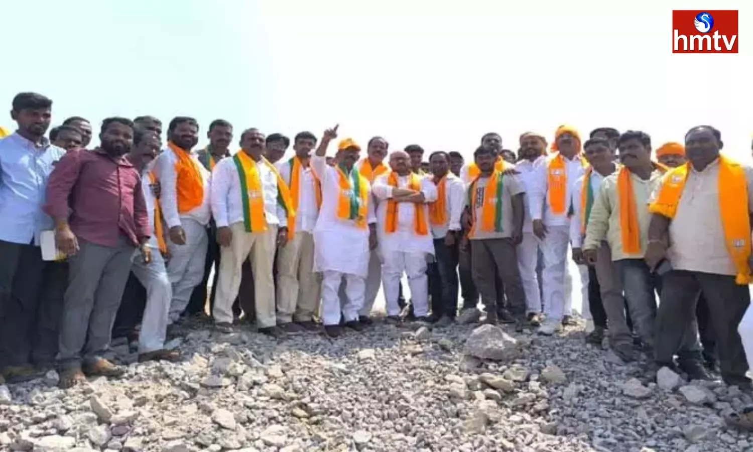 Bhuvanagiri BJP MP Candidate Boora Narsaiah Goud Visited Cherlagudem Reservoir