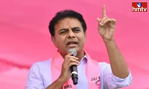KTR Election Campaign in Adilabad today KTR Election Campaign in Adilabad today