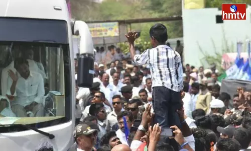 CM YS Jagan Bus Yatra Day-16