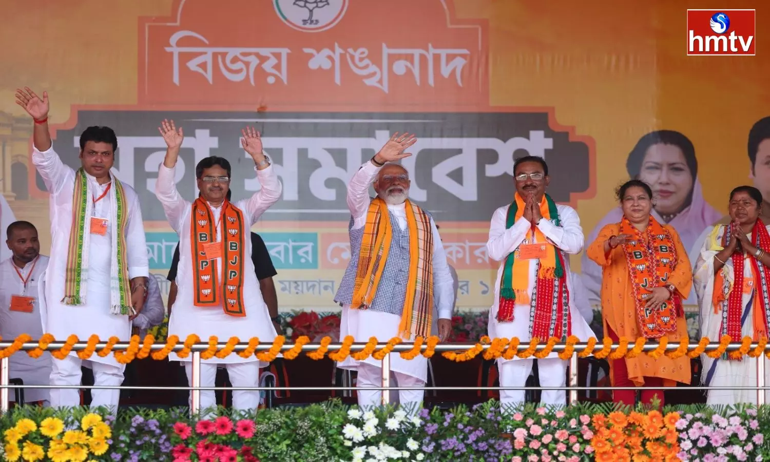 Modi Is Busy With An Election Rally In Tripura