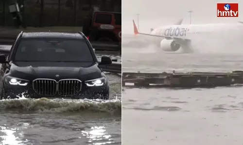 Heavy Rain Causes Flash Floods In Dubai Heavy Rain Causes Flash Floods In Dubai