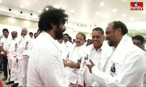 Pawan Handed Over B Forms To Assembly And Lok Sabha Candidates