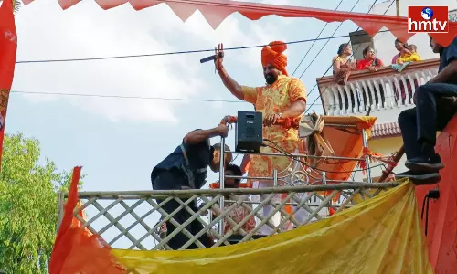 Shobhayatra Under The Leadership Of BJP MLA Raja Singh