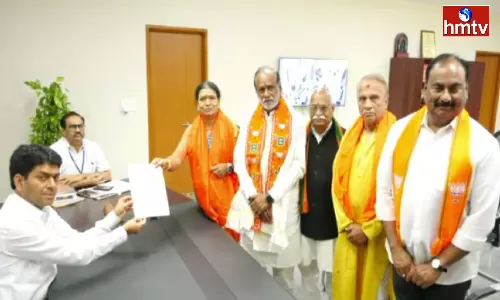 Mahbubnagar Lok Sabha Candidate DK Aruna Nomination Mahbubnagar Lok Sabha Candidate DK Aruna Nomination