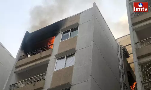 Fire Accident In Macha Bollaram Of Medchal District Fire Accident In Macha Bollaram Of Medchal District