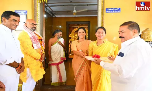 Nizamabad MP Dharmapuri Aravind Special Pooja