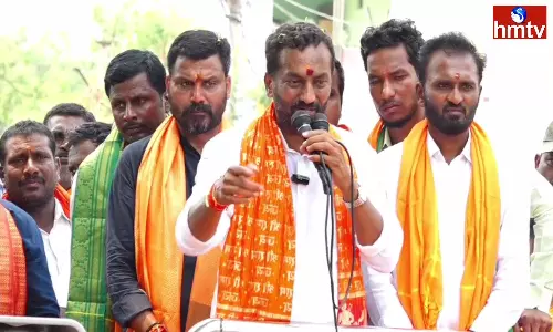 Raghunandan Rao Election Campaign In Many Villages Of Siddipet District