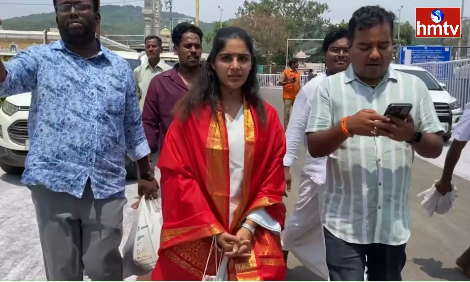 Actress Samyuktha  Menon visits Tirumala