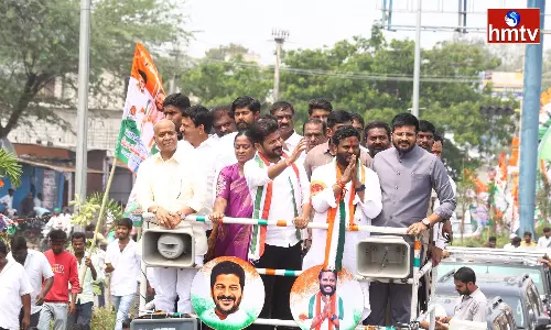 MP Candidate Neelam Madhu Nomination Rally at Medak