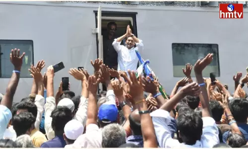 CM YS Jagan Memantha Siddham Bus Yatra Vizag